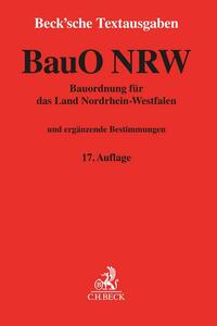 Vorderes Coverbild Bauordnung für das Land Nordrhein-Westfalen