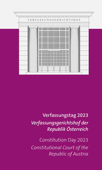 Vorderes Coverbild Verfassungstag 2023