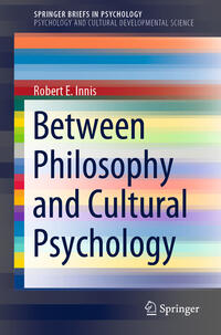 Vorderes Coverbild Between Philosophy and Cultural Psychology