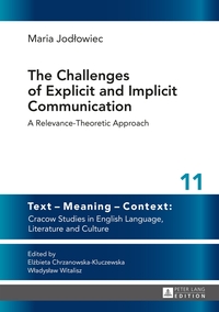 Vorderes Coverbild The Challenges of Explicit and Implicit Communication