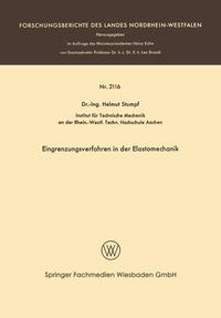 Vorderes Coverbild Eingrenzungsverfahren in der Elastomechanik