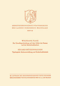 Vorderes Coverbild Zur Grundlagenforschung auf dem Gebiet des Humus und der Bodenfruchtbarkeit. Typologische Bodenentwicklung und Bodenfruchtbarkeit