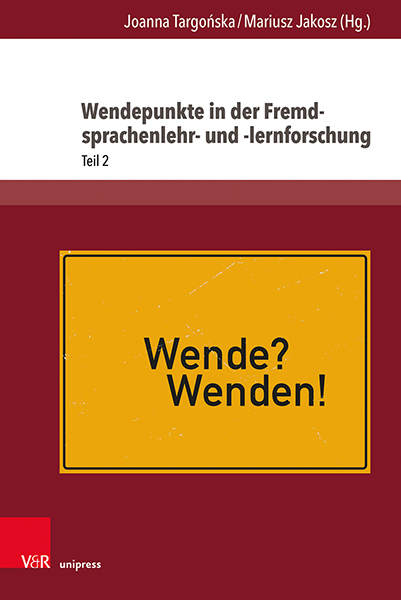 Bild des Mitwirkenden Wendepunkte in der Fremdsprachenlehr- und -lernforschung