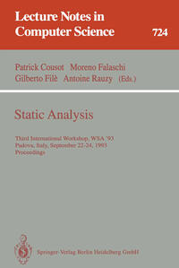 Vorderes Coverbild Static Analysis