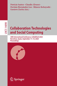 Vorderes Coverbild Collaboration Technologies and Social Computing