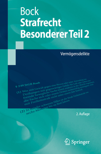 Vorderes Coverbild Strafrecht Besonderer Teil 2
