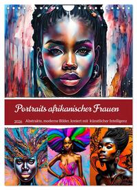 Vorderes Coverbild Portraits afrikanischer Frauen (Wandkalender 2026 DIN A4 hoch), CALVENDO Monatskalender