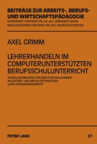 Vorderes Coverbild Lehrerhandeln im computerunterstützten Berufsschulunterricht