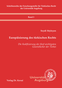 Vorderes Coverbild Europäisierung des türkischen Rechts