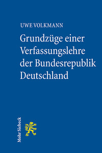Vorderes Coverbild Grundzüge einer Verfassungslehre der Bundesrepublik Deutschland
