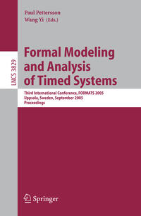 Vorderes Coverbild Formal Modeling and Analysis of Timed Systems