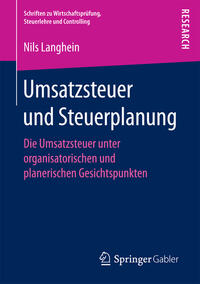 Vorderes Coverbild Umsatzsteuer und Steuerplanung
