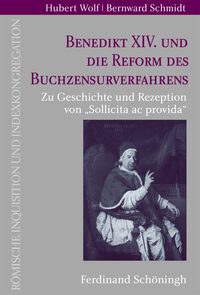Vorderes Coverbild Benedikt XIV. und die Reform des Buchzensurverfahrens