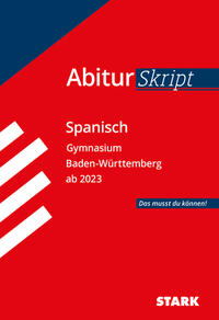 Vorderes Coverbild STARK Spanisch - AbiturSkript BW