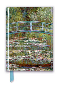 Vorderes Coverbild Premium Notizbuch DIN A6: Claude Monet, Die japanische Brücke
