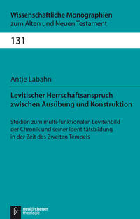 Vorderes Coverbild Levitischer Herrschaftsanspruch zwischen Ausübung und Konstruktion