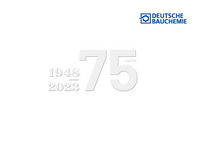 Vorderes Coverbild 75 Jahre Deutsche Bauchemie