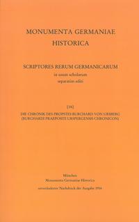 Vorderes Coverbild Die Chronik des Propstes Burchard von Ursberg