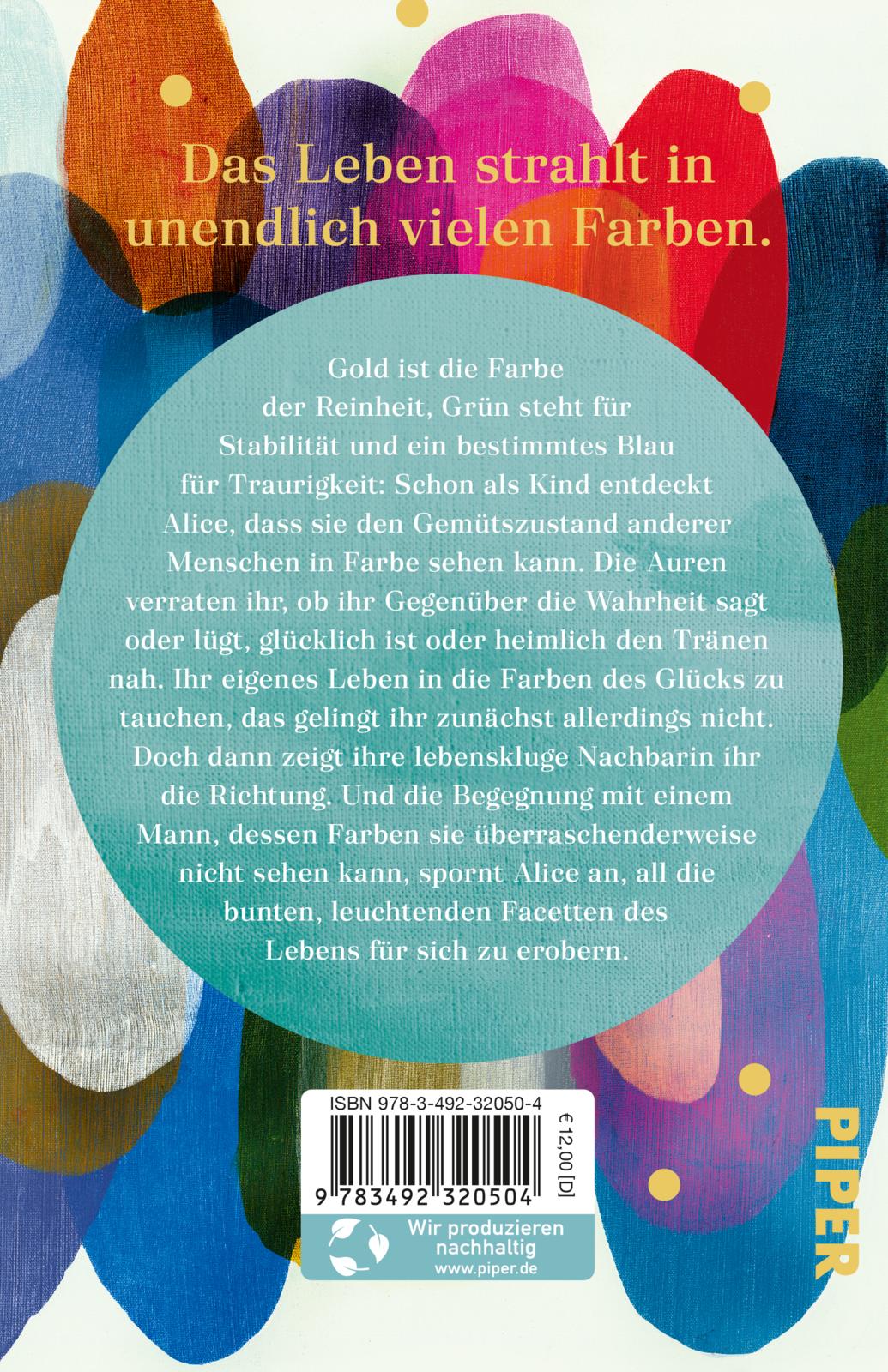 Rückseitencover Alle Farben meines Lebens