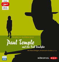 Vorderes Coverbild Paul Temple und der Fall Vandyke