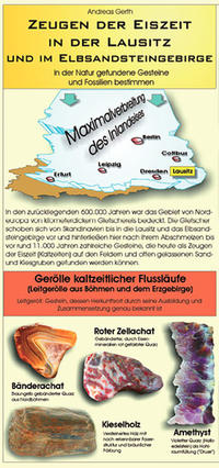 Vorderes Coverbild Zeugen der Eiszeit in der Lausitz und im Elbsandsteingebirge