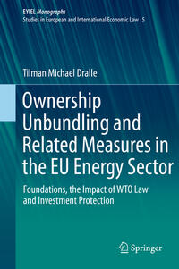 Vorderes Coverbild Ownership Unbundling and Related Measures in the EU Energy Sector