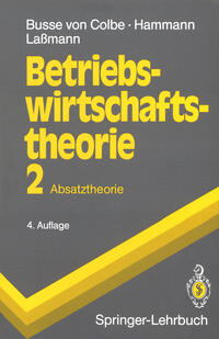 Vorderes Coverbild Betriebswirtschaftstheorie