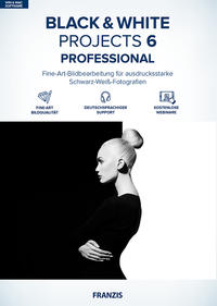 Vorderes Coverbild BLACK & WHITE projects #6 professional (Win & Mac)