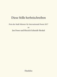 Vorderes Coverbild Diese Stille herbeischreiben