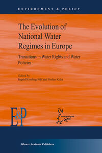 Vorderes Coverbild The Evolution of National Water Regimes in Europe