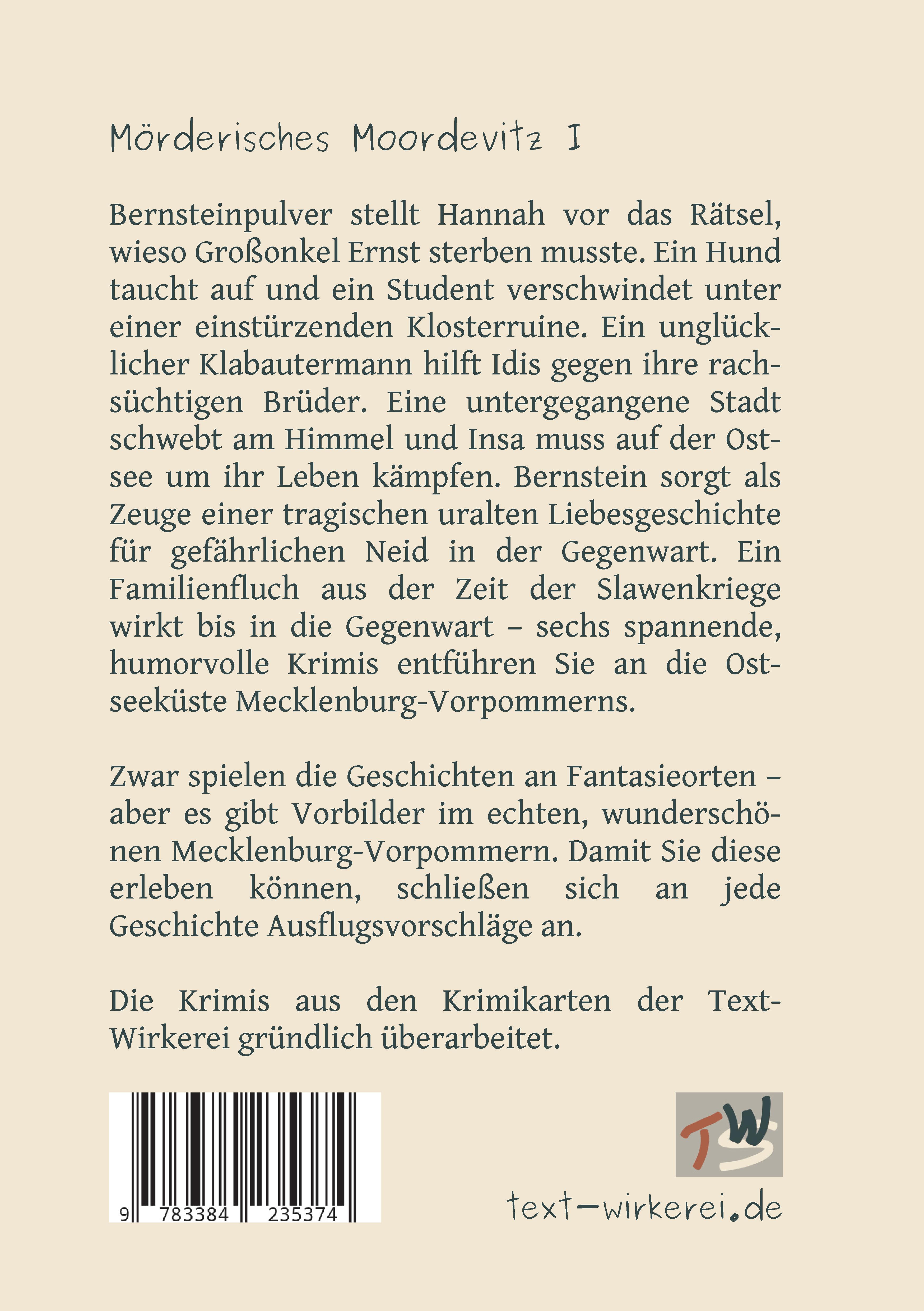 Rückseitencover Mörderisches Moordevitz