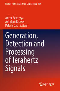 Vorderes Coverbild Generation, Detection and Processing of Terahertz Signals