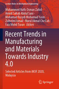 Vorderes Coverbild Recent Trends in Manufacturing and Materials Towards Industry 4.0