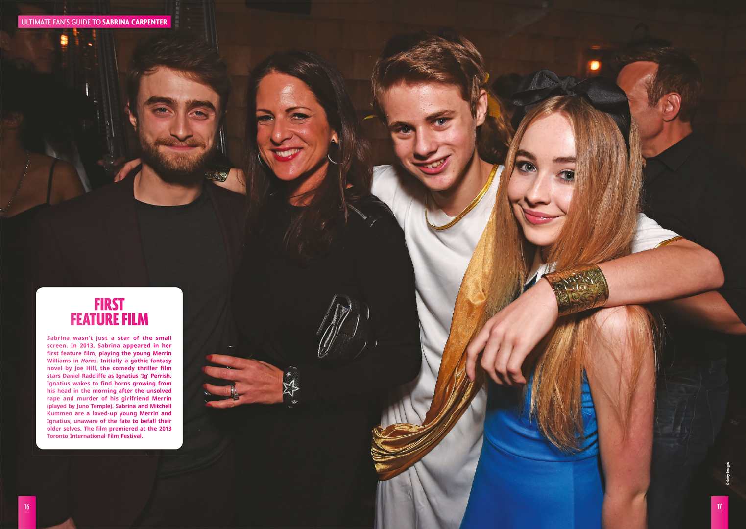 Beispielinhalt (Bild) Sabrina Carpenter: Das ultimative Fanbuch. 100% inoffiziell