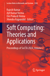 Vorderes Coverbild Soft Computing: Theories and Applications