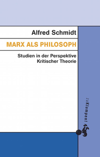 Vorderes Coverbild Marx als Philosoph