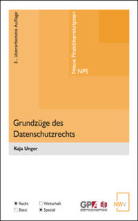 Vorderes Coverbild Grundzüge des Datenschutzrechts