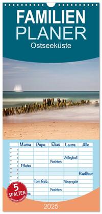 Vorderes Coverbild Familienplaner 2025 - Ostseeküste mit 5 Spalten (Wandkalender, 21 x 45 cm) CALVENDO
