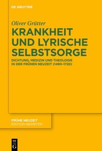 Vorderes Coverbild Krankheit und lyrische Selbstsorge