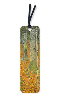 Vorderes Coverbild 10er-Verpackungseinheit Lesezeichen: Gustav Klimt, Der Birkenwald