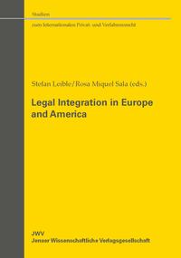 Vorderes Coverbild Legal Integration in Europe and America