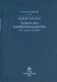 Vorderes Coverbild System des Familiensteuerrechts und andere Schriften