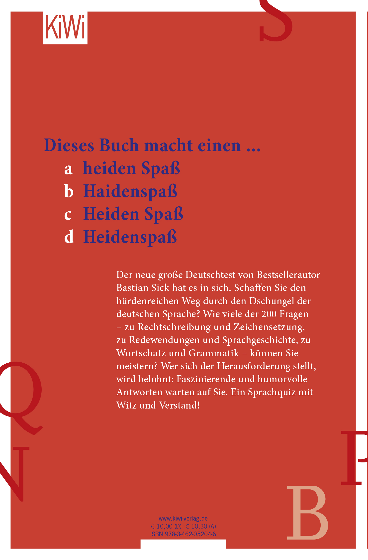 Rückseitencover Wie gut ist Ihr Deutsch? 2