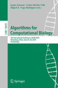 Vorderes Coverbild Algorithms for Computational Biology