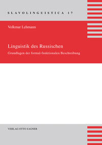 Vorderes Coverbild Linguistik des Russischen. Grundlagen der formal-funktionalen Beschreibung