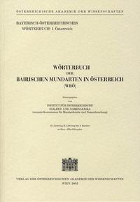 Vorderes Coverbild Wörterbuch der bairischen Mundarten in Österreich (WBÖ) / Wörterbuch der Bairischen Mundarten in Österreich 35. Lieferung (3. Lieferung des 5. Bandes)
