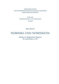 Vorderes Coverbild Nomisma und Nomismatia