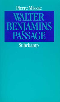 Vorderes Coverbild Walter Benjamins Passagen