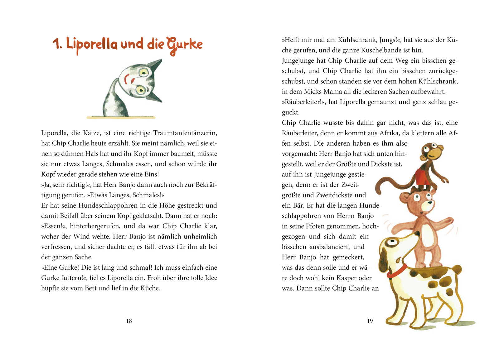Beispielinhalt (Bild) Chip Charlie und die Kuschelbande