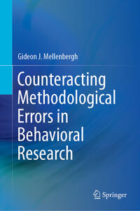 Vorderes Coverbild Counteracting Methodological Errors in Behavioral Research